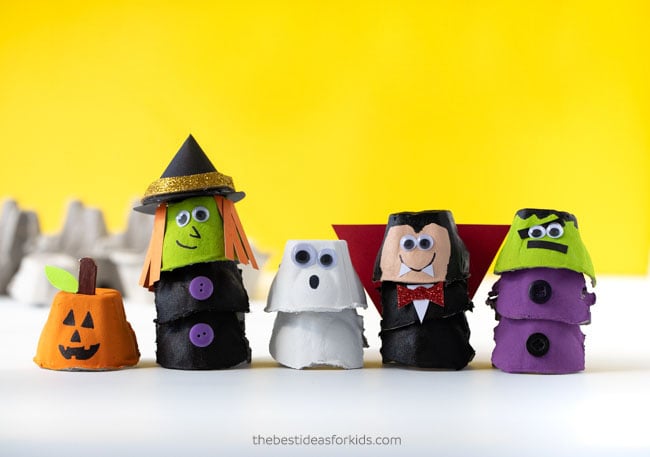 Egg Carton Halloween Craft