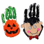 Halloween Handprint Art