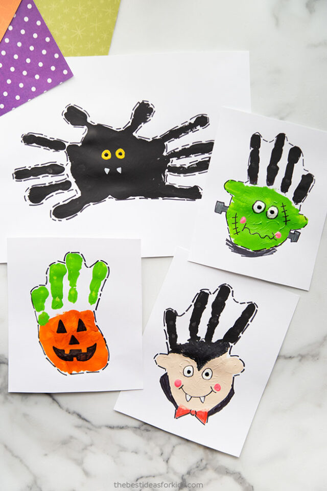 Halloween Handprint Craft Ideas