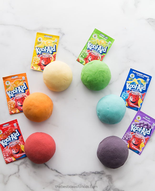 Homemade Kool-Aid Playdough