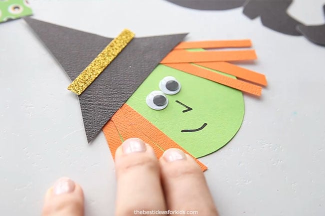 Make Witch Head for Clothespin Craft