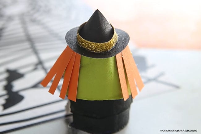 Witch Egg Carton Craft Make Hair