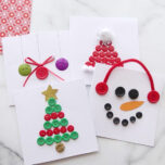 Christmas Button Cards