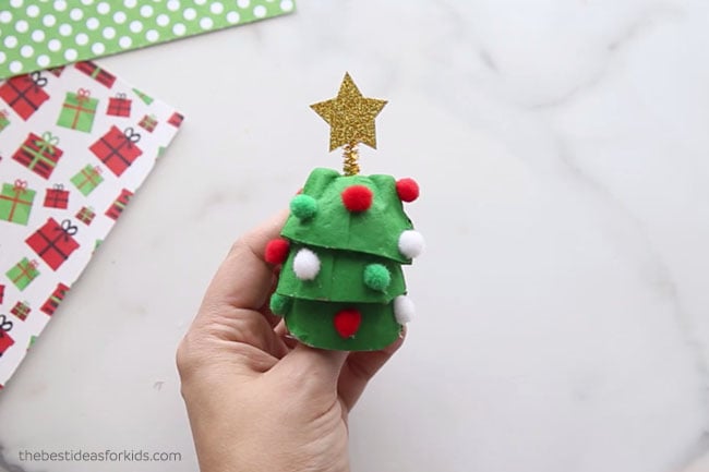 Christmas Tree Egg Cartons