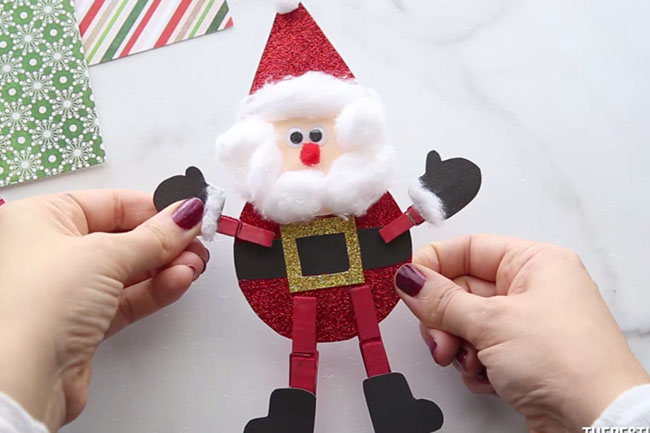 Clothespin Santa Craft