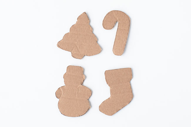 Cut out Cardboard Ornaments