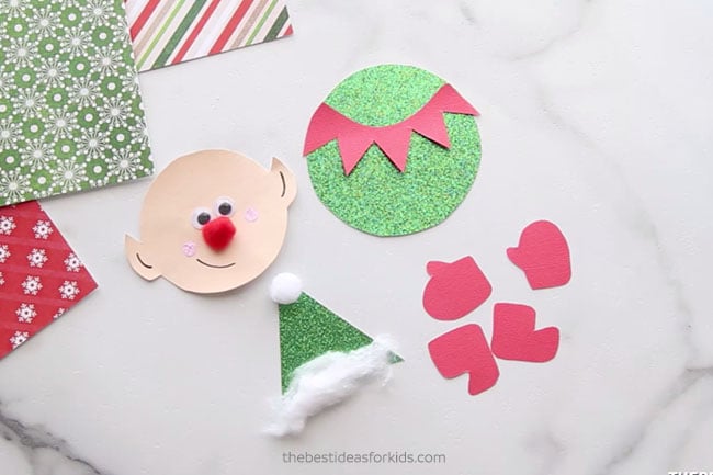 Elf Craft Template Clothespin Craft