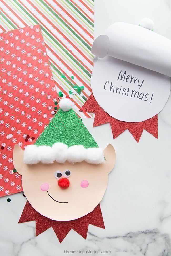 Elf Template Craft Card