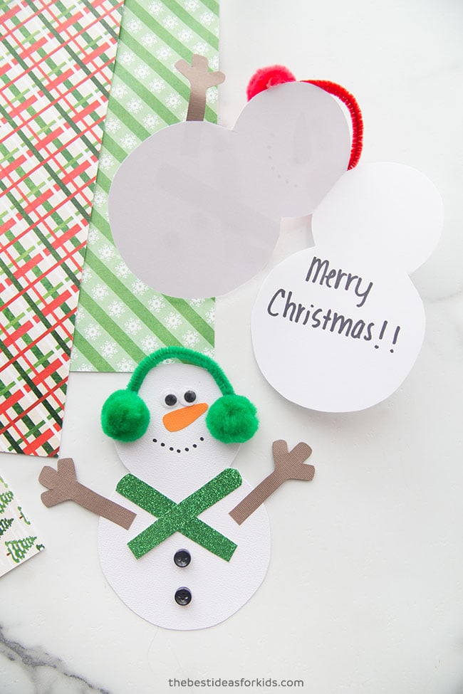 Handmade Snowman Card