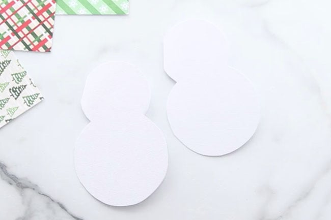 Printable Template Snowman Card