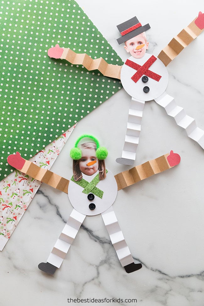 Snowman Craft Paper