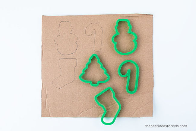 Trace Cookie Cutters for Cardboard Ornaments