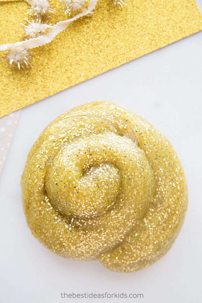 Glitter Gold Slime