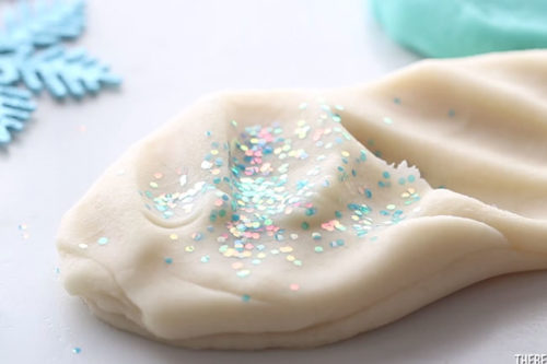 Add Glitter to Playdough