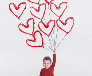 Balloon Heart Craft