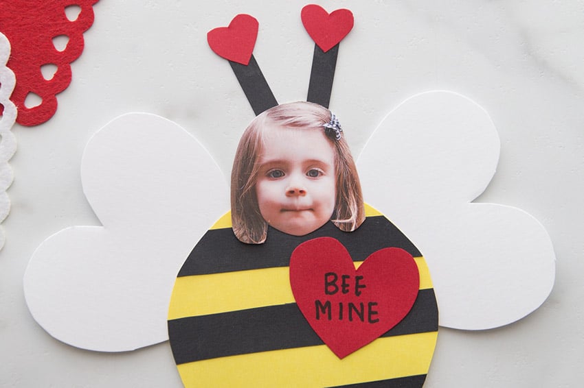 Valentine Bee Craft (with free printable) - The Best Ideas for Kids
