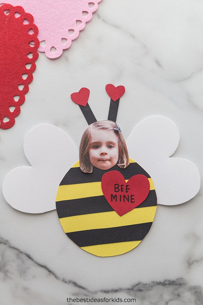 bee my valentine craft