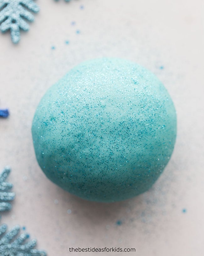 Blue Frozen Playdough