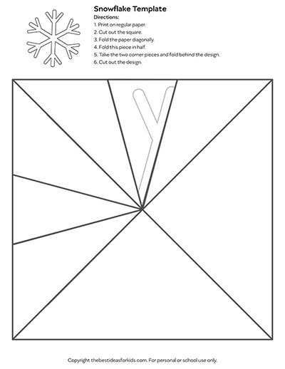 Snowflake Templates Free Printables The Best Ideas For Kids