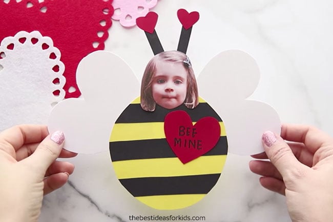 Valentine Bee Craft for Kids