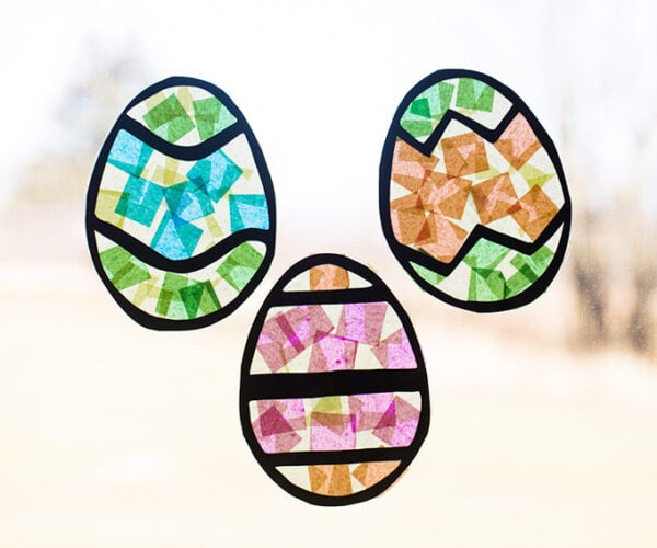 Rainbow Suncatcher (with free template) - The Best Ideas for Kids