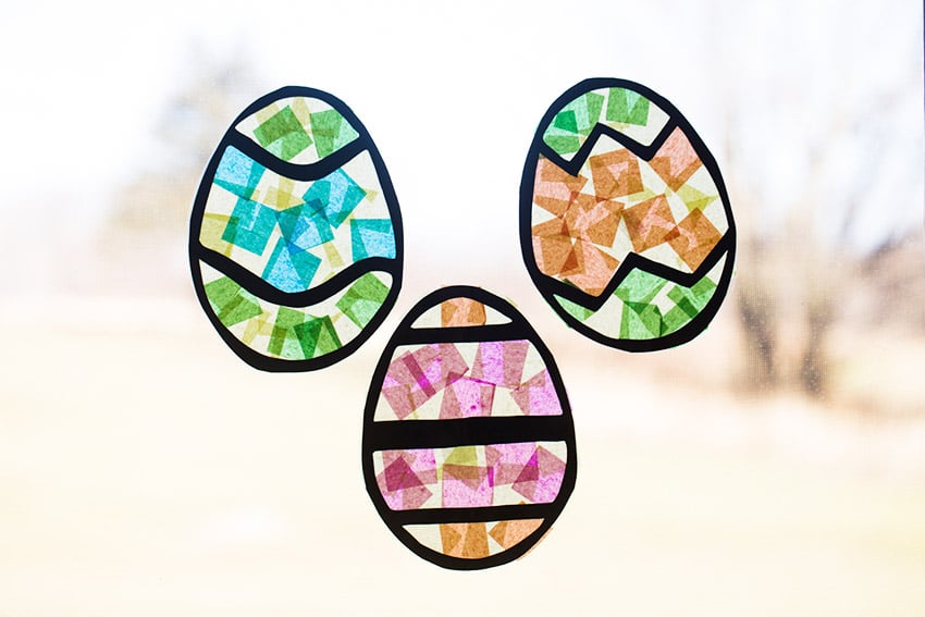 Easter Suncatcher (with free printable templates) The Best Ideas for Kids