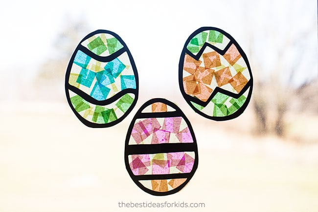 How to Make Easter Suncatchers