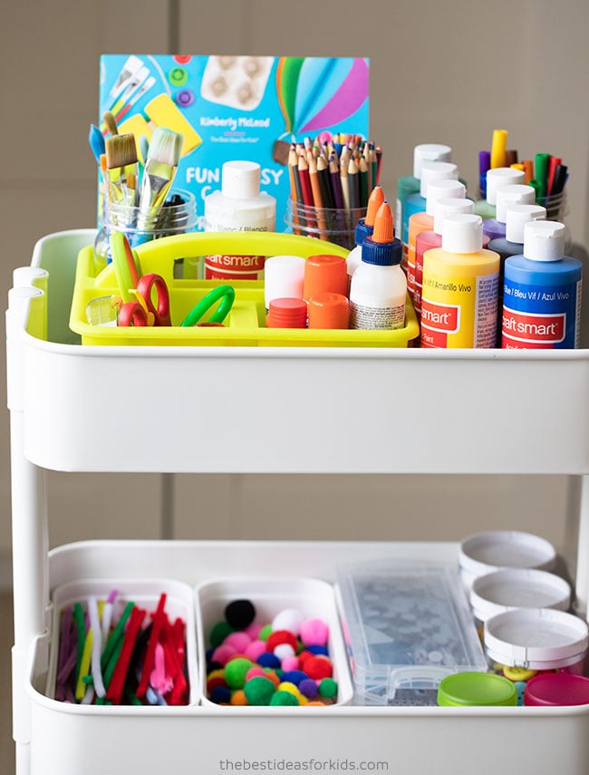 kids arts and crafts organizer