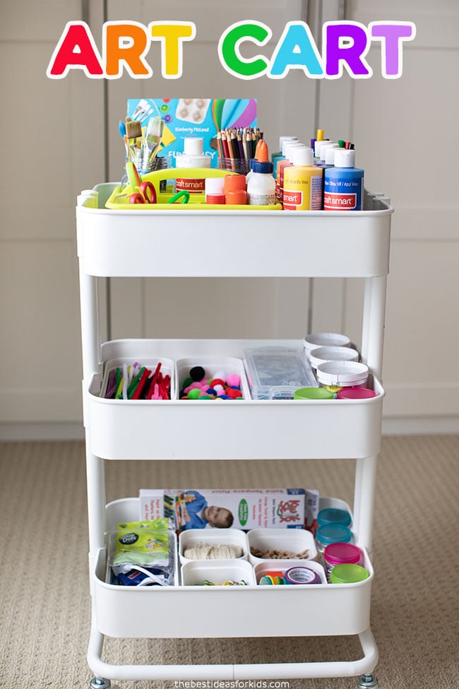 craft storage for kids