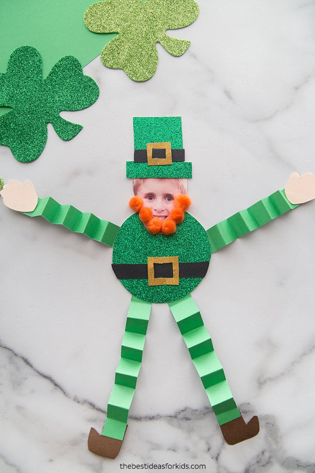 Paper Leprechaun Craft for Kids 