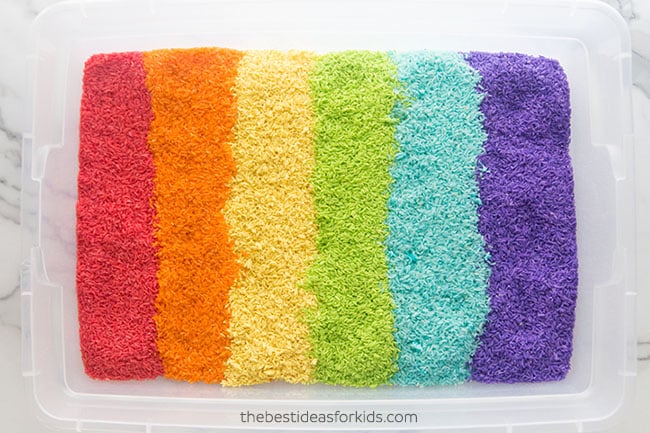 Rainbow Rice DIY