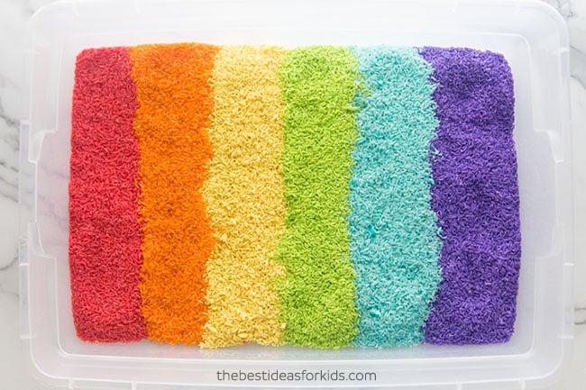 Rainbow Rice DIY