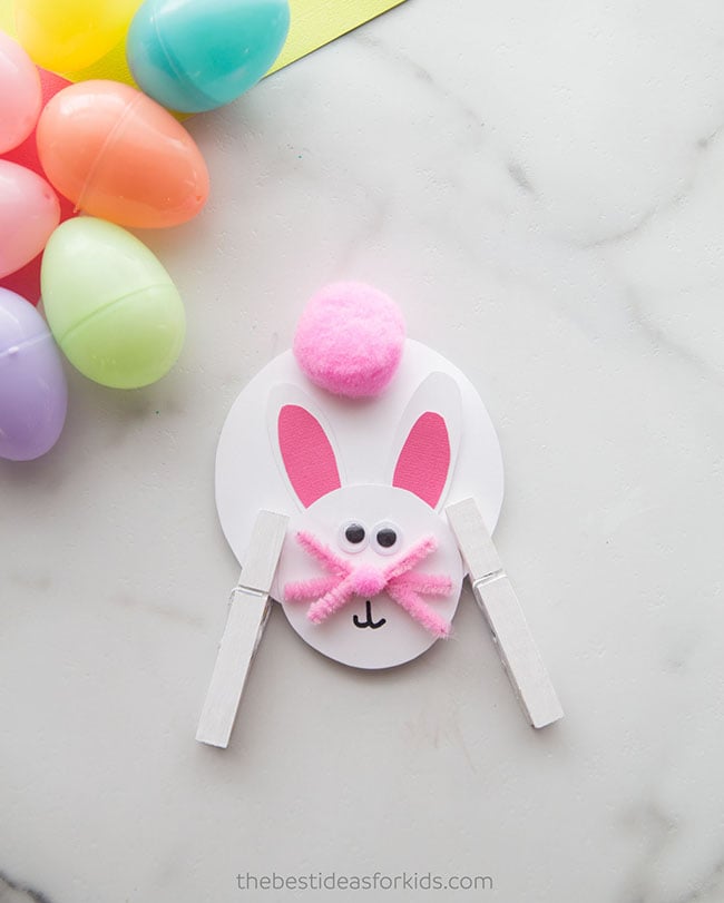 Easter Bunny Clothespin Craft