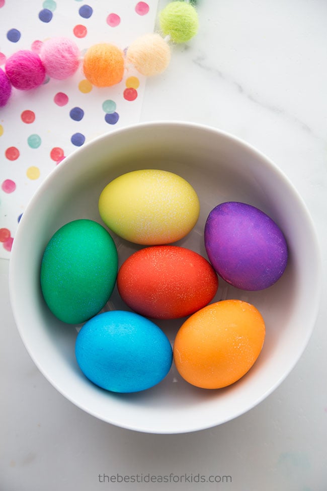 Dyeing Easter Eggs