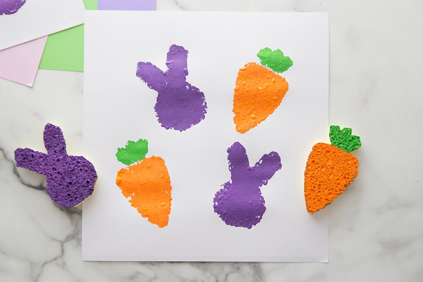 Easter Sponge Painting