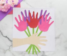 Handprint Flower Bouquet