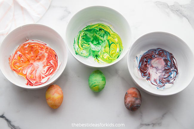 Mix Colors for Cool Whip Eggs