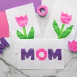 Mother's Day Sponge Painting Cover