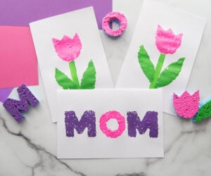 Mother's Day Sponge Painting Cover