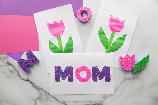 Easy Mother's Day Crafts For Kids - Made with HAPPY