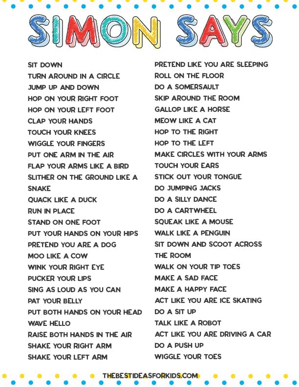 Simon Says: Play This Again!