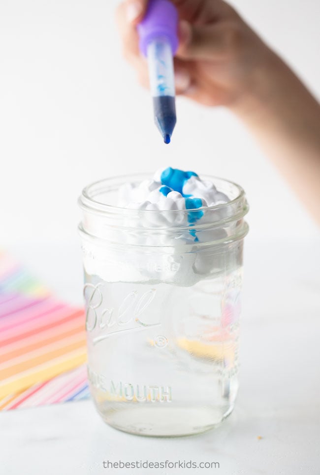 Add Food Coloring to Jar