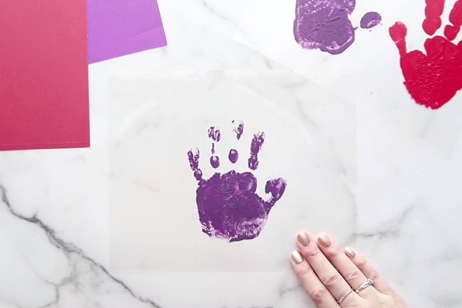 Make Handprint With Paint