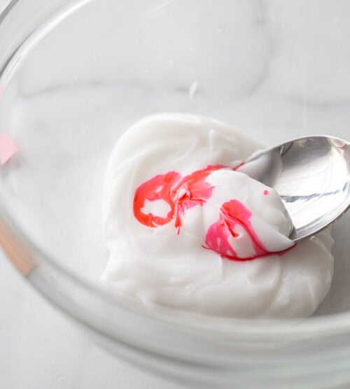 Mix Food Coloring with Conditioner