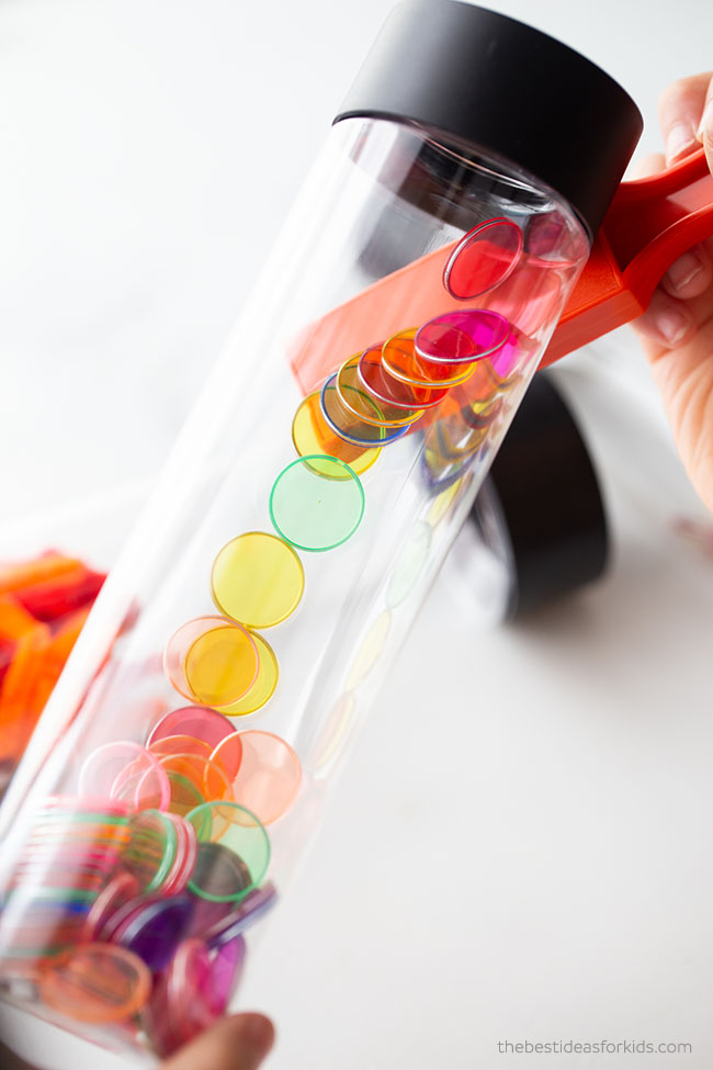 Magnet Chips Sensory Bottle