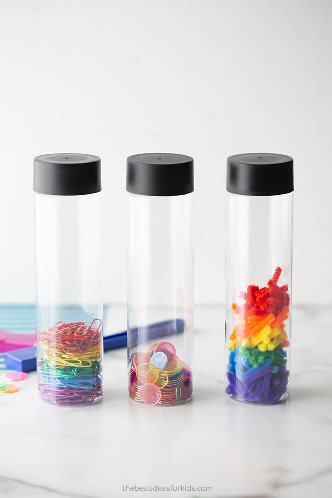 Magnet Sensory Bottles for Kids