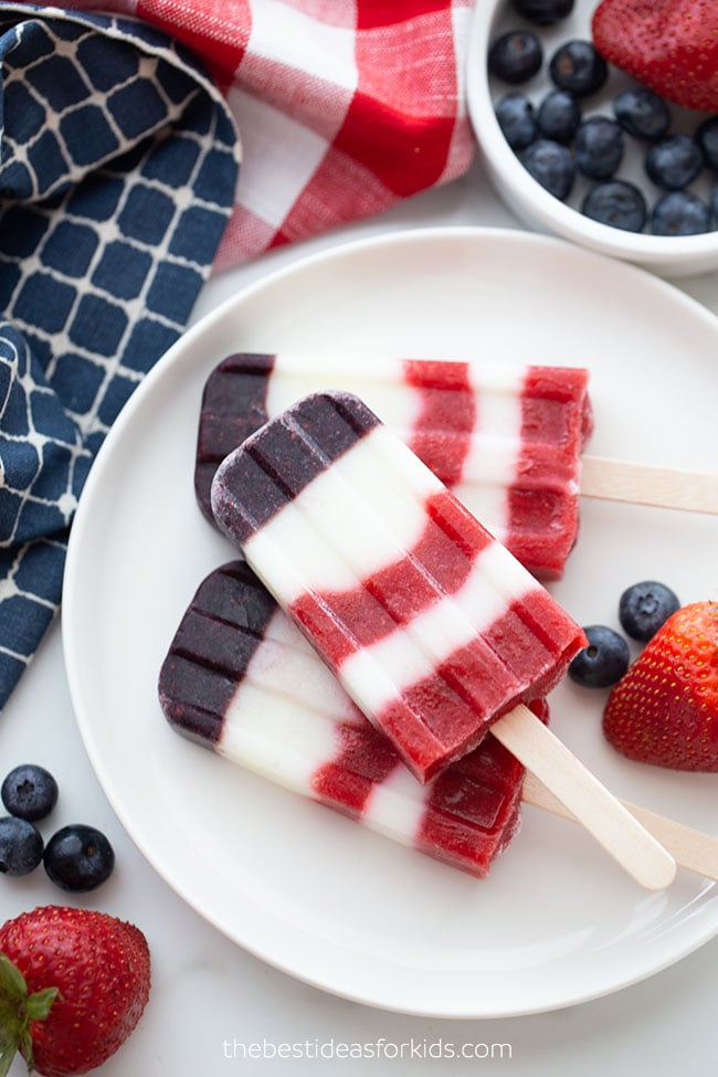 Red, White, and Blue Patriotic Slime Recipe for Kids