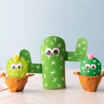 Toilet Paper Roll Cactus