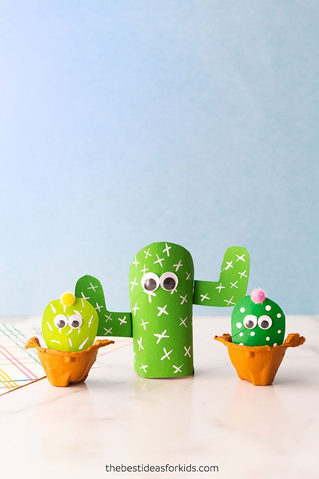 Toilet Paper Roll Cactus - The Best Ideas for Kids