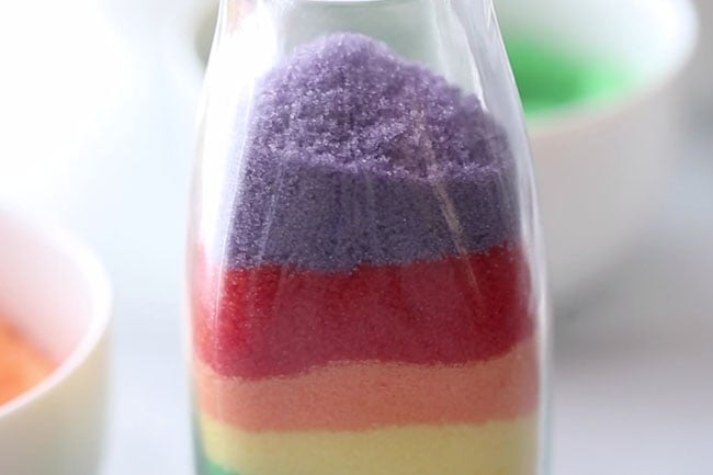 Layer Salt into Jar